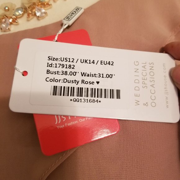 JJ's House A-Line Asymmetrical Chiffon Dress - Picture 3 of 9